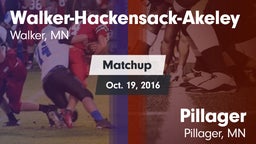 Matchup: Walker-Hackensack-Ak vs. Pillager  2016