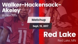 Matchup: Walker-Hackensack-Ak vs. Red Lake  2017