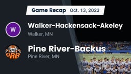 Recap: Walker-Hackensack-Akeley  vs. Pine River-Backus  2023