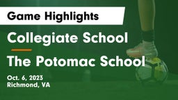 Collegiate School vs The Potomac School Game Highlights - Oct. 6, 2023