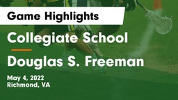 Collegiate School vs Douglas S. Freeman  Game Highlights - May 4, 2022