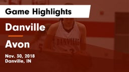Danville  vs Avon  Game Highlights - Nov. 30, 2018
