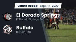 Recap: El Dorado Springs  vs. Buffalo  2020