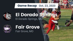 Recap: El Dorado Springs  vs. Fair Grove  2020