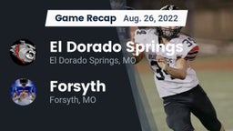 Recap: El Dorado Springs  vs. Forsyth  2022