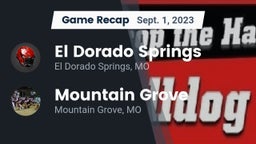 Recap: El Dorado Springs  vs. Mountain Grove  2023