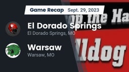 Recap: El Dorado Springs  vs. Warsaw  2023