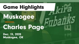 Muskogee  vs Charles Page  Game Highlights - Dec. 15, 2020