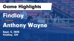 Findlay  vs Anthony Wayne  Game Highlights - Sept. 5, 2020