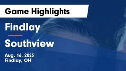 Findlay  vs Southview  Game Highlights - Aug. 16, 2023