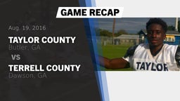 Recap: Taylor County  vs. Terrell County  2016