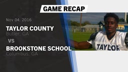 Recap: Taylor County  vs. Brookstone School 2016