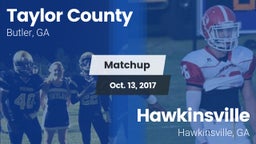 Matchup: Taylor County High vs. Hawkinsville  2017