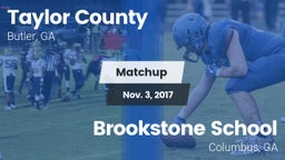 Matchup: Taylor County High vs. Brookstone School 2017