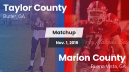 Matchup: Taylor County High vs. Marion County  2019
