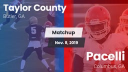 Matchup: Taylor County High vs. Pacelli  2019