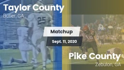 Matchup: Taylor County High vs. Pike County  2020