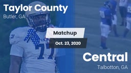 Matchup: Taylor County High vs. Central  2020