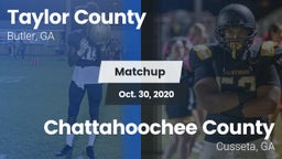 Matchup: Taylor County High vs. Chattahoochee County  2020