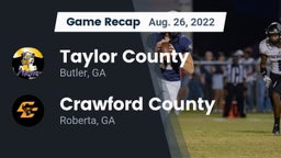 Recap: Taylor County  vs. Crawford County  2022