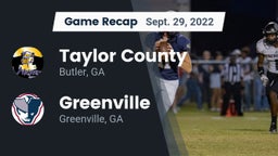 Recap: Taylor County  vs. Greenville  2022