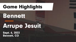 Bennett  vs Arrupe Jesuit  Game Highlights - Sept. 6, 2022