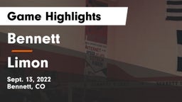 Bennett  vs Limon  Game Highlights - Sept. 13, 2022
