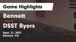 Bennett  vs DSST Byers Game Highlights - Sept. 21, 2022