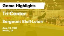 Tri-Center  vs Sergeant Bluff-Luton  Game Highlights - Aug. 24, 2023