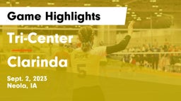 Tri-Center  vs Clarinda  Game Highlights - Sept. 2, 2023