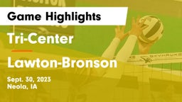 Tri-Center  vs Lawton-Bronson  Game Highlights - Sept. 30, 2023