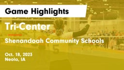 Tri-Center  vs Shenandoah Community Schools Game Highlights - Oct. 18, 2023