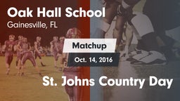 Matchup: Oak Hall  vs. St. Johns Country Day 2016