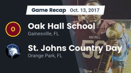 Recap: Oak Hall School vs. St. Johns Country Day 2017