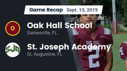 Recap: Oak Hall School vs. St. Joseph Academy  2019