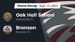Recap: Oak Hall School vs. Bronson  2023