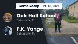 Recap: Oak Hall School vs. P.K. Yonge  2023