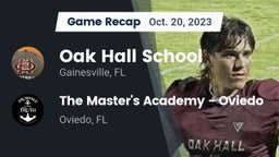 Recap: Oak Hall School vs. The Master's Academy - Oviedo 2023