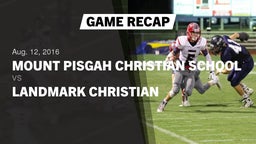Recap: Mount Pisgah Christian School vs. Landmark Christian  2016