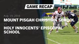 Recap: Mount Pisgah Christian School vs. Holy Innocents' Episcopal School 2016