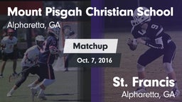 Matchup: Mount Pisgah vs. St. Francis  2016