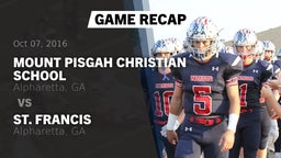 Recap: Mount Pisgah Christian School vs. St. Francis  2016