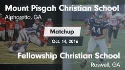 Matchup: Mount Pisgah vs. Fellowship Christian School 2016