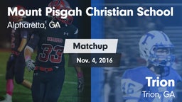 Matchup: Mount Pisgah vs. Trion  2016