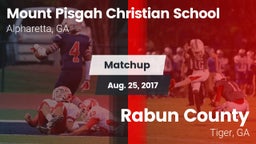 Matchup: Mount Pisgah vs. Rabun County  2017