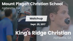 Matchup: Mount Pisgah vs. King's Ridge Christian  2017