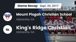 Recap: Mount Pisgah Christian School vs. King's Ridge Christian  2017