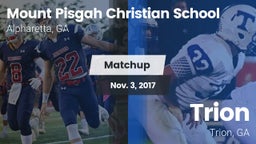 Matchup: Mount Pisgah vs. Trion  2017