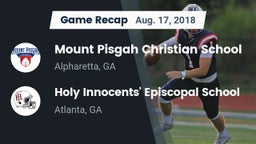 Recap: Mount Pisgah Christian School vs. Holy Innocents' Episcopal School 2018