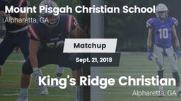 Matchup: Mount Pisgah vs. King's Ridge Christian  2018